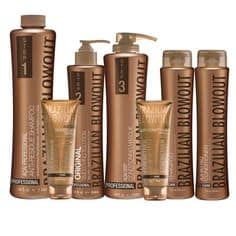 Brazilian blowout products including Shampoo, Conditioner, Spray etc