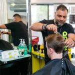 Hair cutting and styling for men
