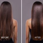 Brazilian Blowout before and after picture